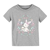 Easter Day Shirts for Toddler Girl Toddler Kids Baby Girl T Shirts Short Sleeve Tee Shirts Baby