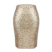 XJYIOEWT 4X Womens Dresses Plus Size, Women's Solid Color Sequins Fashion High Waist Slim Hip Casual Half Body Skirt Ch