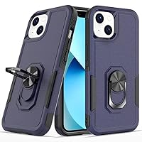 Case for iPhone 12 Pro,Heavy Duty Shockproof Full Body Protective Cover [Dual Layer] [Hard PC Back],Built in Finger Ring Stable Kickstand Phone Case for iPhone 12 Pro 6.1