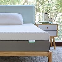 Novilla Full Size Mattress Topper, 3 Inch Dual Layer Memory Foam Mattress Topper Enhance Cooling, Supportive & Pressure Relieving, with Breathable Cover,Full Size, Yozora