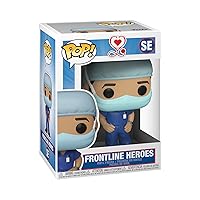 Funko Pop! Heroes: Front Line Worker- Male Hospital Worker #1, Multicolor