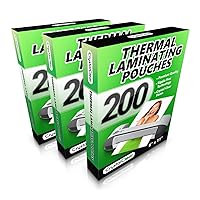 3 PACK - Thermal Laminating Pouches - (200 PACK - Get 2x More Sheets!) - Fits 8.5 x 11 Letter Size Paper - Universal Compatible with all Hot Laminator Machines - 3 Mil