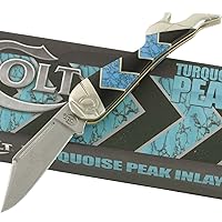 Colt Peak Leg Knife, Turquoise, Small