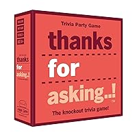 Hygge Games Thanks for Asking..! Triva Game , Red