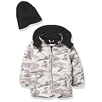 iXtreme boys Gwp Hooded Puffer With Knit Hat