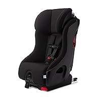 Clek Foonf Convertible Car Seat with Adjustable Headrest, Reclining Design, Latch System, and Flame-Retardant-Free (Railroad Ziip)