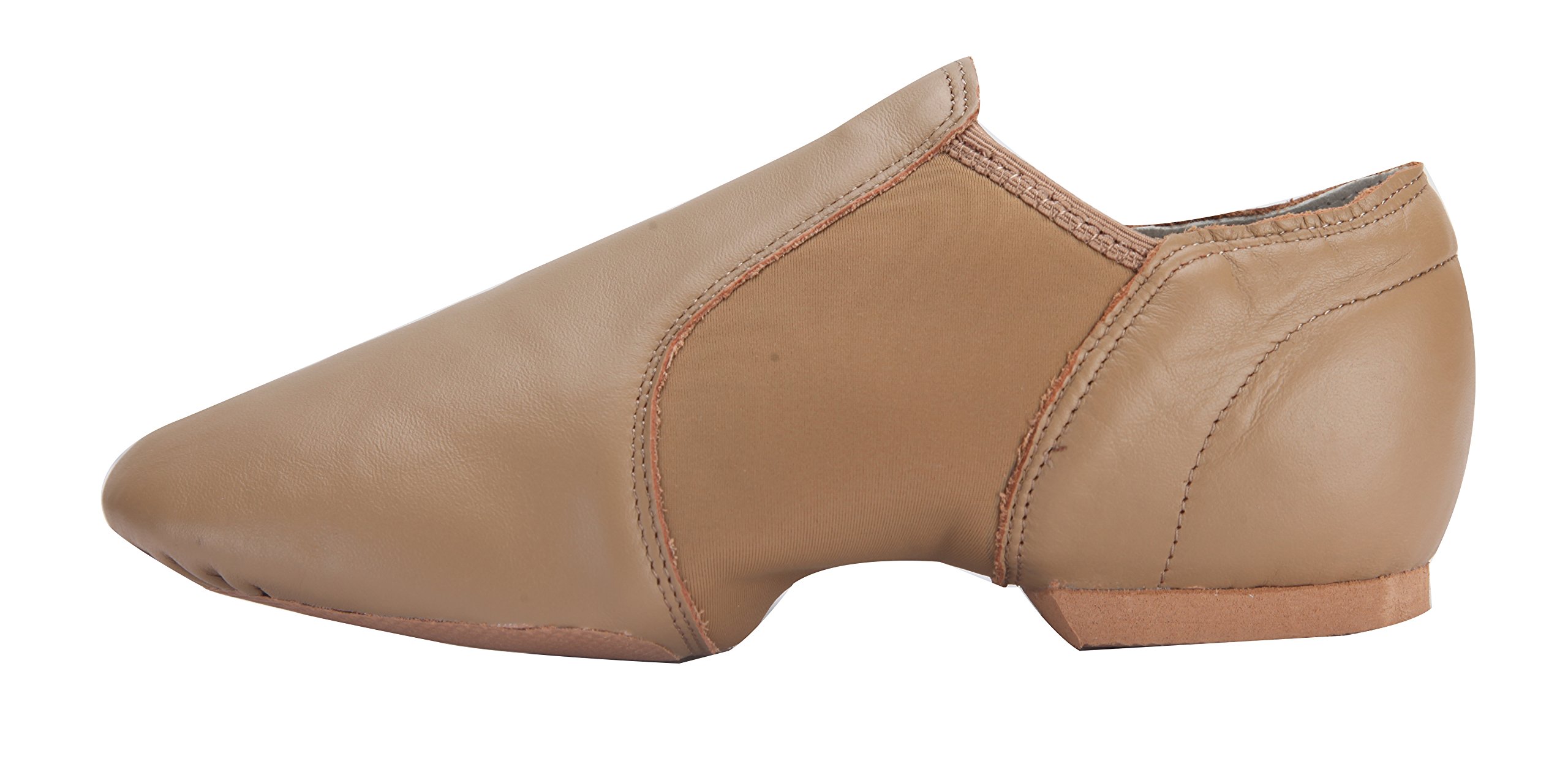 Linodes Leather Jazz Shoe Slip On for Girls and Boys (Toddler/Little Kid/Big Kid)