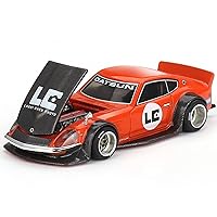 True Scale Miniatures Model Car Compatible with Nissan Fairlady Z Kaido GT “Orange Bang” Larry Chen V1 Limited Edition 1/64 Diecast Model Car Kaido House KHMG100