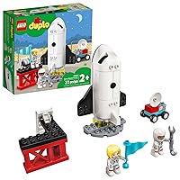 LEGO DUPLO Town Space Shuttle Mission Rocket Toy 10944, Set for Preschool Toddlers Age 2-4 Years Old with Astronaut Figures