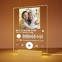 EGD Personalized Gifts for Mothers Day Gifts | Choose Your Photo & Song for Unique Personalized Gifts for Mom | Spotify Plaque | Customized Gifts For Him & Her | Original Mother's Day Gift Ideas