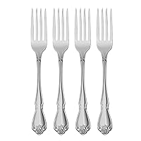 Oneida True Rose Dinner Forks, silver set of 4