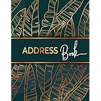 Address Book: Large Print Address Book with Alphabetical Tabs to Record Phone Numbers, Addresses, Emails, Birthdays and Notes