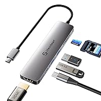 UtechSmart USB C Hub, 4K@60Hz USB C to HDMI Adapter for MacBook Pro Air, 6 in 1 USB C Dongle Compatible for USB C Laptop and Type C Devices (100W PD Port/HDMI/SD/TF Card Reader/2*USB3.0)