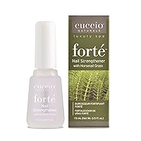 Cuccio Naturale Forte Nail Strengthener Treatment - With Horsetail Grass - Protects Against Cracking, Splitting And Breakage - Nutrient Rich Formula Makes Finger And Toenails More Pliable - 0.5 Oz