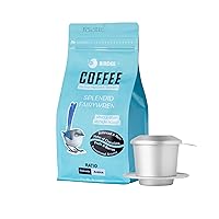 Premium Vietnamese Coffee Bundle - Best-Ranked Beans & Drip Filter Set for Rich Flavor - Ideal Gift for Coffee Lovers - Portable & Durable Design - Authentic Brewing Experience Included
