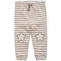 First Impressions Infant Boys Striped Star Patch Jogger Pants