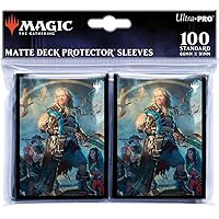 Ultra Pro - The Lost Caverns of Ixalan 100ct Deck Protector Sleeves Admiral Brass, Unsinkable for Magic: The Gathering, Protect MTG Cards from Scuffs & Scratches, Standard Size Card Sleeve Protector