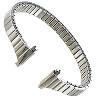 11-14mm Speidel Shiny Silver Tone Stainless Ladies Expansion Watch Band 1605