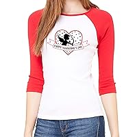 Woman's Valentine's Day Raglan Shirt, Woman's Raglan Shirts, Valentines Shirts - Cupid