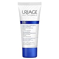 URIAGE D.S. Regulating Soothing Emulsion 1.35 fl.oz. | Treatment with Restorative & Hydrating Properties for Face & Body | Reduces Scales and Soothes Skins Subjected to Irritations, Redness and Scales