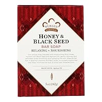 Soap Bar, Honey and Black Seed, 5 Ounce