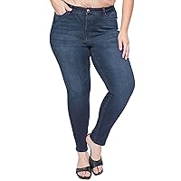 Royalty For Me Womens Women's Plus Size Essential High Rise Skinny JeansJeans