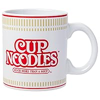 Silver Buffalo Nissin Cup Noodles Classic Cup Graphic Wrap Ceramic Mug, 20 Ounces