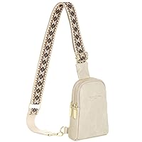 INICAT Travel Small Sling Bag Crossbody Bags with Patterned Strap