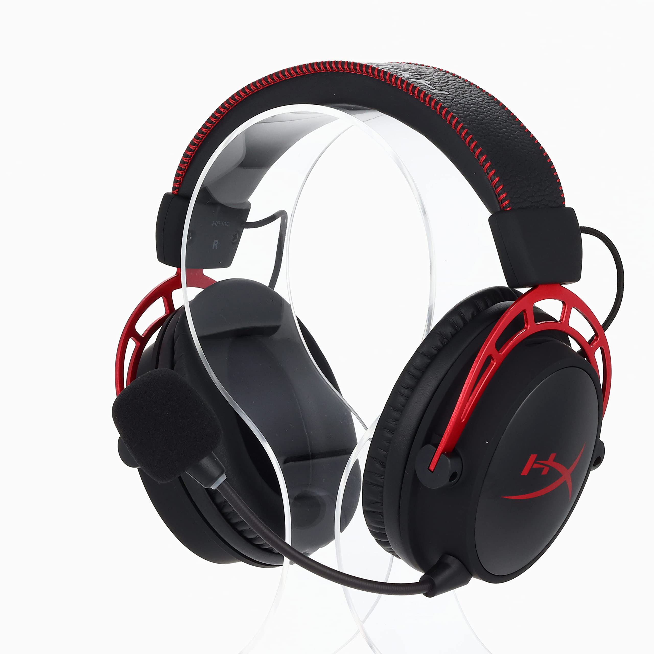 HyperX Cloud Alpha Wireless - Gaming Headset for PC, 300-hour battery life, DTS Headphone:X Spatial Audio, Memory foam, Dual Chamber Drivers, Noise-canceling mic, Durable aluminum frame,Red