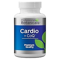 Cardio-CoQ CoQ10 - Vegan Formulated Coenzyme Q10 with Hawthorne Berry Valerian Root and Cayenne Pepper - 60 vegetarian capsules