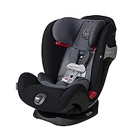 Cybex Gold Eternis S All in 1 Convertible Toddler Baby Infant Rear or Forward Facing Car Seat with SensorSafe, Pepper Black , 25.3x20x25.5 Inch (Pack of 1)