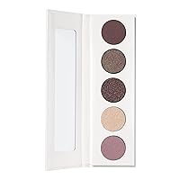 Well People Power Palette Eyeshadow, Five Long-wear, Hyper-pigmented Matte & Shimmer Shades For Intense Color, Vegan & Cruelty-free, Amethyst