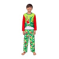 Dr. Seuss The Grinch Who Stole Christmas Boys Girls Kids/Toddler Long Sleeve 2-Piece Pajama Set