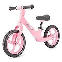 Toddler Balance Bike 2 Year Old, 12 inch Balance Bicycle for Kids 24 Months to 6 Years, Push Bicycle with Footrest, Adjustable Seat Training Bike Gift Bike for 2-6 Boys Girls