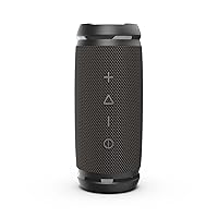 Morpheus 360 Bluetooth Speakers, Built-in Microphone, Loud with Bass, Outdoor Speakers Bluetooth, 10 Hour Play Time, 360 Surround Sound, IPX6 Water Resistant - BT5850BLK