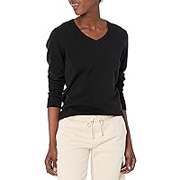 Cutter & Buck Women's Soft Cotton Blend Lakemont Long Sleeve V-Neck Sweater
