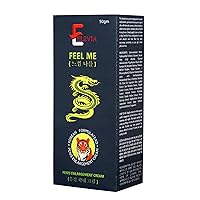 Feel Me Penile Enlargement Cream, For Male Private Part, For Penis Sensation & Circulation, For Lengthening & Thickening, For Performance & Increases Count, with Ginseng, 50g
