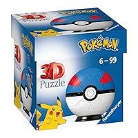 Ravensburger Pokemon Great Ball - 3D Jigsaw Puzzle Ball for Kids Age 6 Years Up - 54 Pieces - Pokeball