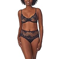 Le Mystère Women's Lace Allure Unlined Wired Bra