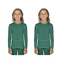 Rocky Girl's Thermal Base Layer Top (Long John Underwear Shirt) Insulated for Outdoor Ski Warmth/Extreme Cold Pajamas