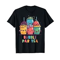 Bubble Par Tea Cute Anime Kawaii Boba Tea Bubble Tea T-Shirt