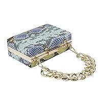 Fashion Snakeskin Purses Bag For Women With Chain Strap Crossbody