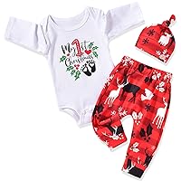 Newborn Infant Baby Boys Christmas Outfit