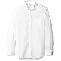 Amazon Essentials Men's Slim-Fit Long-Sleeve Poplin Shirt