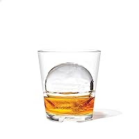 TOSSWARE RESERVE 8oz Stacking Rocks, SET OF 4, Premium Quality, Tritan Dishwasher Safe & Heat Resistant Unbreakable Plastic Whiskey Glasses, Clear
