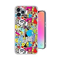 Stickerbomb Collage Sticker Bomb Gamer Sports Fun Design Protective Cover Case for iPhone 13 Pro 6.1