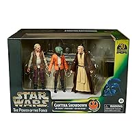 Star Wars Exxclusive The Black Series The Power of The Force Cantina Showdown Figure Set