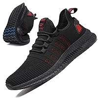 Mens Slip On Walking Shoes Fashion Sneakers for Men - Running Shoes for Men Lightweight Breathable Non Slip Mesh Gym Tennis Comfortable Arch Support Athletic Sneakers