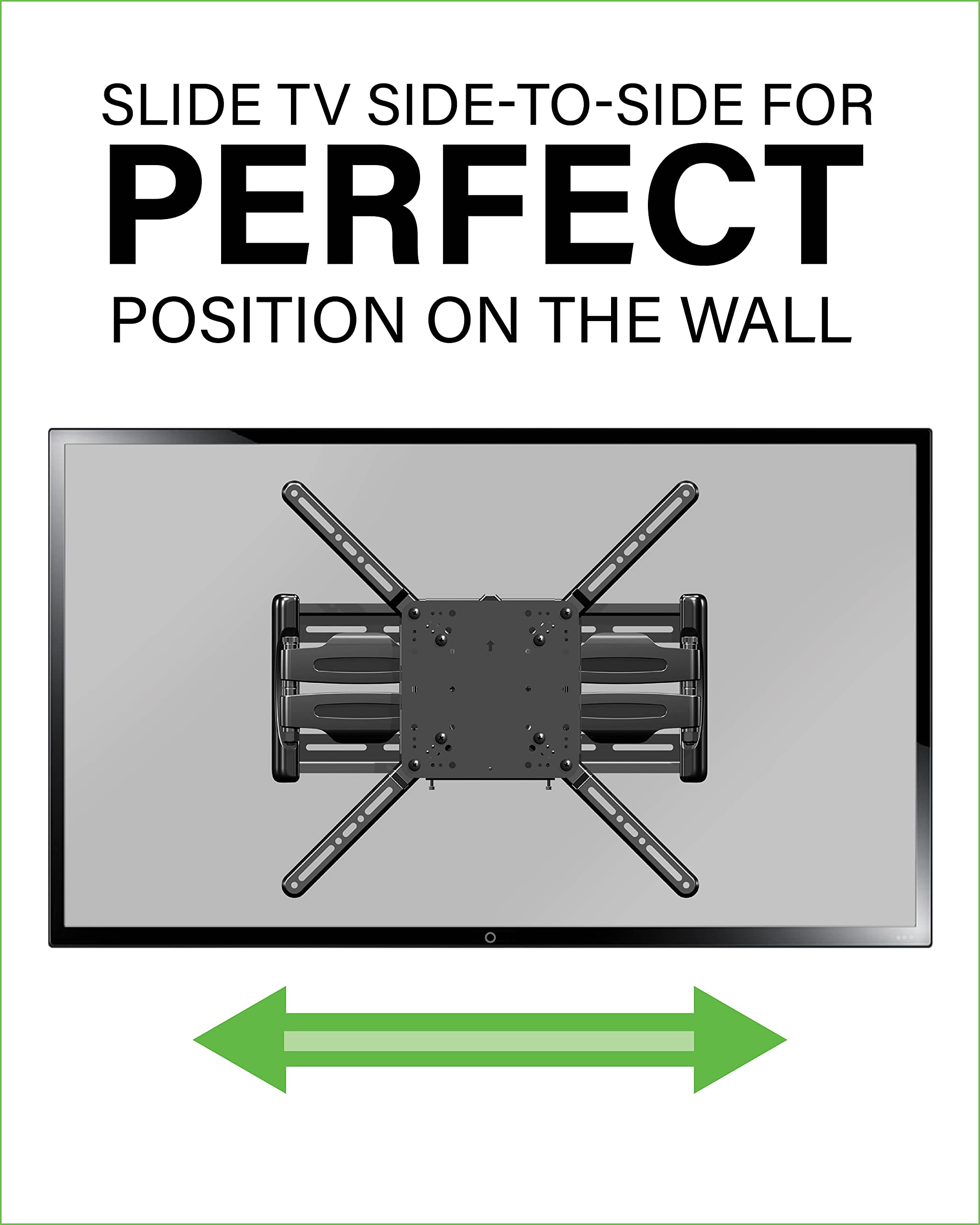 Made for Amazon Universal Full-Motion TV Wall Mount for 50-82