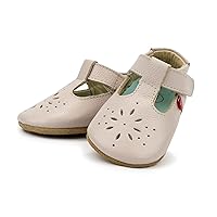 Zutano Easy On Leather Mary Jane Baby Shoes, Anti-Slip and Soft Sole